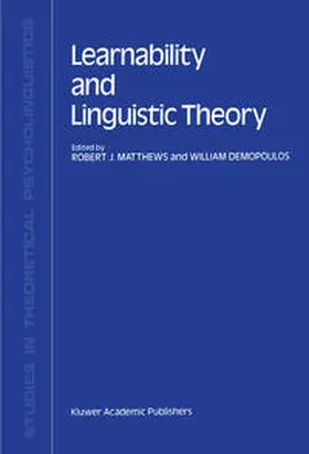 Matthews / Demopoulos |  Learnability and Linguistic Theory | eBook | Sack Fachmedien