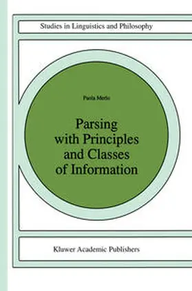 Merlo | Parsing with Principles and Classes of Information | E-Book | sack.de