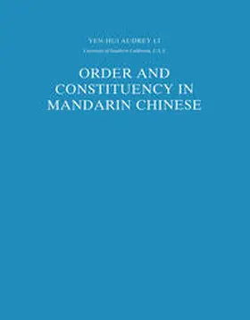Li Yen Hui |  Order and Constituency in Mandarin Chinese | eBook | Sack Fachmedien