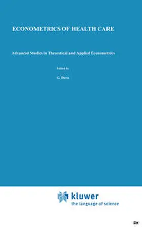 Duru / Paelinck |  Econometrics of Health Care | eBook | Sack Fachmedien