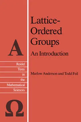 Anderson / Feil |  Lattice-Ordered Groups | eBook | Sack Fachmedien