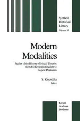 Knuuttila |  Modern Modalities | eBook | Sack Fachmedien