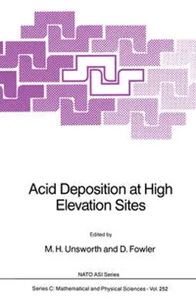Unsworth / Fowler | Acid Deposition at High Elevation Sites | E-Book | sack.de