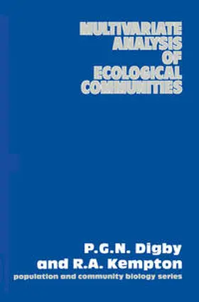 Digby / Kempton |  Multivariate Analysis of Ecological Communities | eBook | Sack Fachmedien