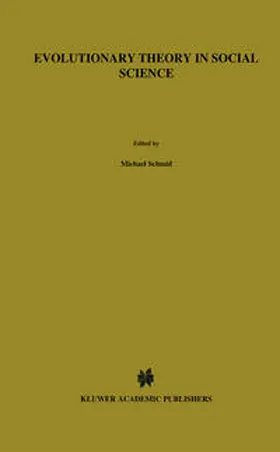 Schmid / Wuketits | Evolutionary Theory in Social Science | E-Book | sack.de