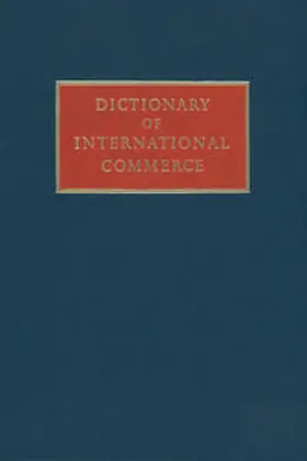 Miller | Dictionary of International Commerce | E-Book | sack.de