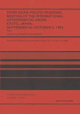 Kitamura / Budding |  Third Asian-Pacific Regional Meeting of the International Astronomical Union | eBook | Sack Fachmedien