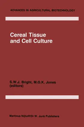 Bright / Jones |  Cereal Tissue and Cell Culture | eBook | Sack Fachmedien