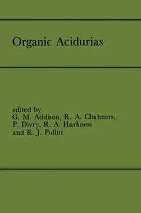 Addison / Chalmers / Divry |  Organic Acidurias | eBook | Sack Fachmedien