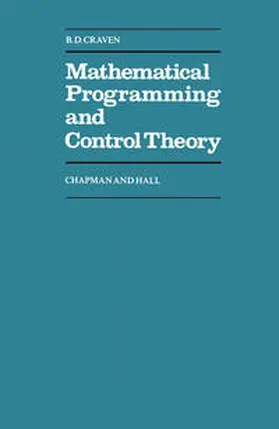 Craven | Mathematical Programming and Control Theory | E-Book | sack.de