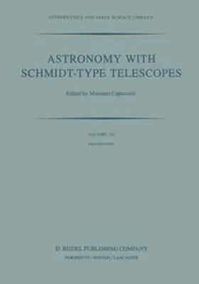 Capaccioli | Astronomy with Schmidt-Type Telescopes | E-Book | sack.de