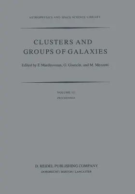 Mardirossian / Mezetti / Giuricin |  Clusters and Groups of Galaxies | Buch |  Sack Fachmedien