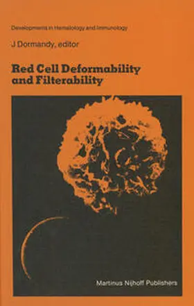 Dormandy |  Red Cell Deformability and Filterability | eBook | Sack Fachmedien