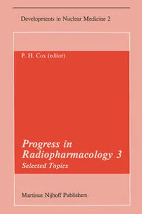 Cox |  Progress in Radiopharmacology 3 | eBook | Sack Fachmedien