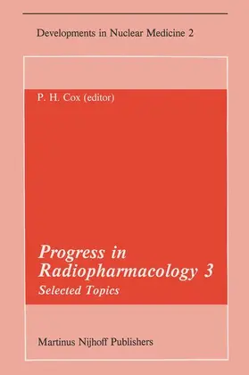 Cox |  Progress in Radiopharmacology 3 | Buch |  Sack Fachmedien