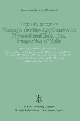 Catroux / Suess / L'Hermite |  The Influence of Sewage Sludge Application on Physical and Biological Properties of Soils | Buch |  Sack Fachmedien