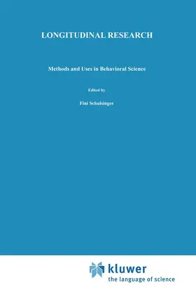 Schulsinger / Mednick / Knop |  Longitudinal Research | Buch |  Sack Fachmedien