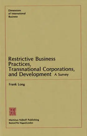 Long |  Restrictive Business Practices, Transnational Corporations, and Development | eBook | Sack Fachmedien