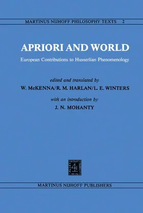 Mckenna / Harlan / Winters |  Apriori and World | Buch |  Sack Fachmedien