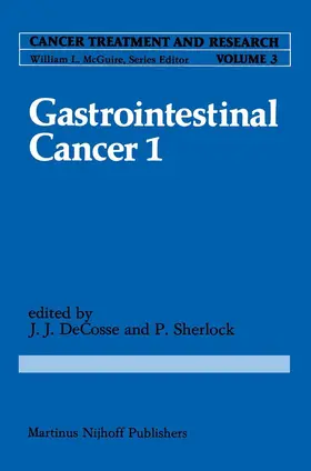 Sherlock / DeCosse |  Gastrointestinal Cancer 1 | Buch |  Sack Fachmedien