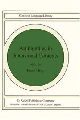 Heny |  Ambiguities in Intensional Contexts | eBook | Sack Fachmedien