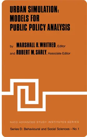 Sarly / Whithed |  Urban Simulation: Models for Public Policy Analysis | Buch |  Sack Fachmedien