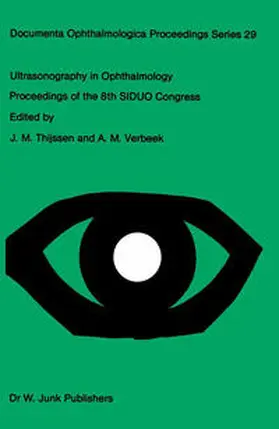 Thijssen / Verbeek |  Ultrasonography in Ophthalmology | eBook | Sack Fachmedien