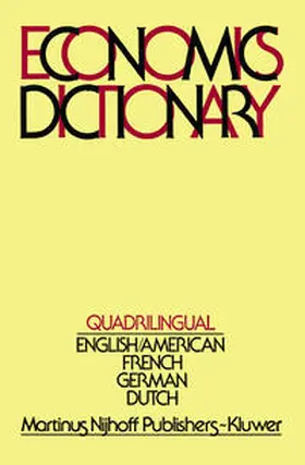 Kuipers / Wilpstra |  Quadrilingual Economics Dictionary | eBook | Sack Fachmedien