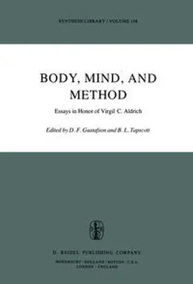 Gustafson / Tapscott |  Body, Mind, and Method | eBook | Sack Fachmedien