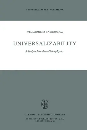 Rabinowicz |  Universalizability | Buch |  Sack Fachmedien