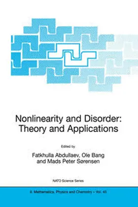 Abdullaev / Bang / Sørensen |  Nonlinearity and Disorder: Theory and Applications | eBook | Sack Fachmedien