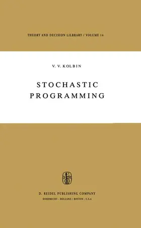 Kolbin |  Stochastic Programming | Buch |  Sack Fachmedien