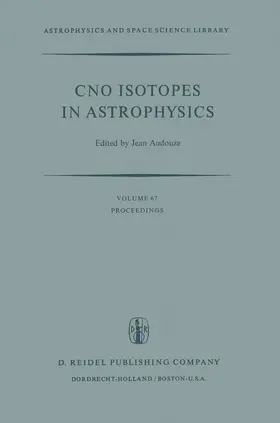 Audouze | CNO Isotopes in Astrophysics | Buch | 978-94-010-1234-8 | sack.de