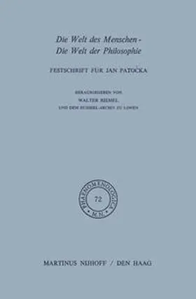 Biemel |  Die Welt des Menschen-Die Welt der Philosophie | eBook | Sack Fachmedien