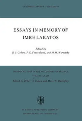 Cohen / Feyerabend / Wartofsky |  Essays in Memory of Imre Lakatos | eBook | Sack Fachmedien