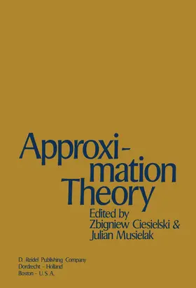 Musielak / Ciesielski |  Approximation Theory | Buch |  Sack Fachmedien