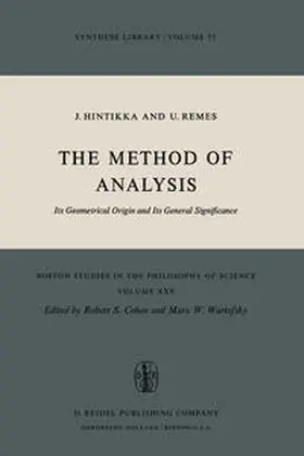 Hintikka / Remes |  The Method of Analysis | eBook | Sack Fachmedien