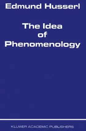 Husserl | The Idea of Phenomenology | E-Book | sack.de