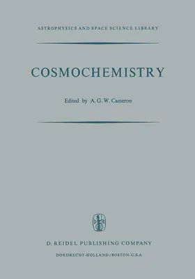 Cameron | Cosmochemistry | Buch | 978-94-010-2660-4 | sack.de