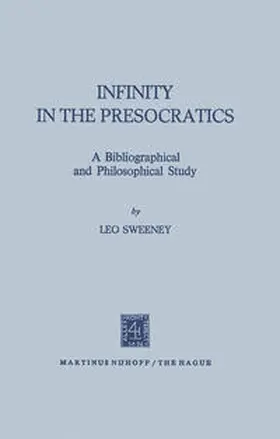 Sweeney | Infinity in the Presocratics | E-Book | sack.de