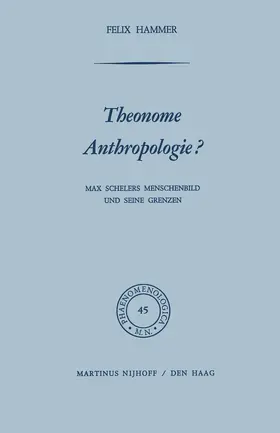 Hammer |  Theonome Anthropologie? | Buch |  Sack Fachmedien