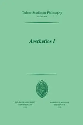 Cormier / Dubose / Feibleman | Aesthetics I | E-Book | sack.de