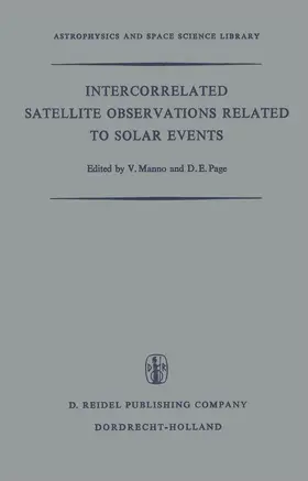 Manno / Page | Intercorrelated Satellite Observations Related to Solar Events | Buch | 978-94-010-3280-3 | sack.de