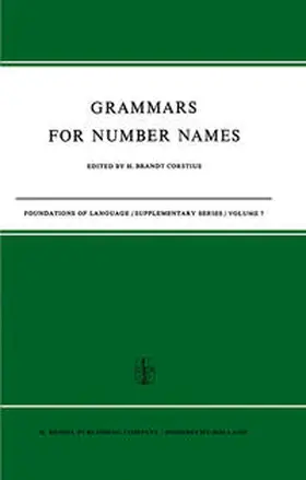 Brandt Corstius |  Grammars for Number Names | eBook | Sack Fachmedien