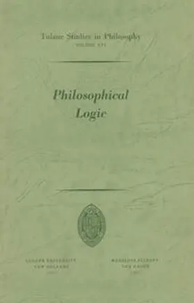 Arrington / Burkholder / Sallis |  Philosophical Logic | eBook | Sack Fachmedien