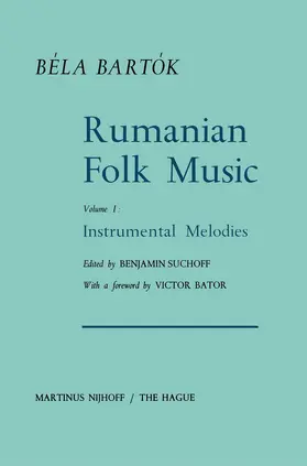 Bartok / Suchoff |  Rumanian Folk Music | Buch |  Sack Fachmedien