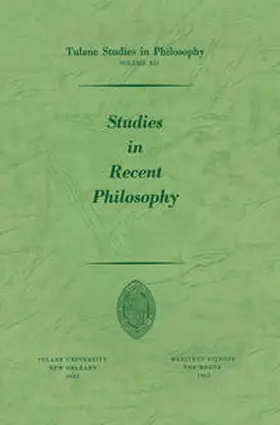 Reck / Lee / Hamburg |  Studies in Recent Philosophy | eBook | Sack Fachmedien