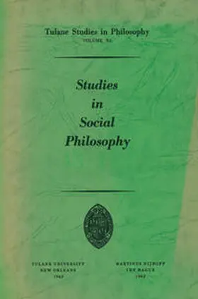 Ballard / Feibleman / Morrison |  Studies in Social Philosophy | eBook | Sack Fachmedien