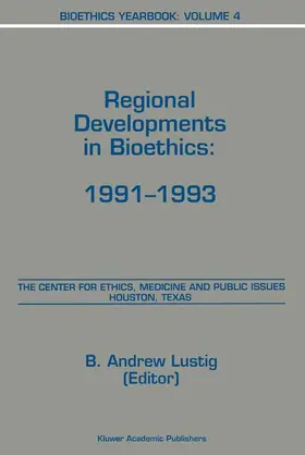 Lustig |  Bioethics Yearbook | Buch |  Sack Fachmedien