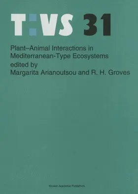 Arianoutsou-Faraggitaki / Groves |  Plant-animal interactions in Mediterranean-type ecosystems | Buch |  Sack Fachmedien